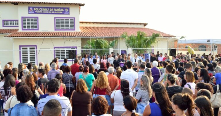 Inauguração da Policlínic do Mataruna, em Araruama.