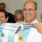 Wilson Witzel com camisa da Argentina