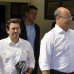 Otávio Leite e Wilson Witzel. Foto de Richard Souza / AN