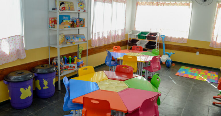 Sala de aula educação infantil escola