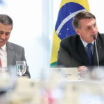 Reunião Ministerial de 22 de abril de 2020, com Jair Bolsonaro, Hamilton Mourão, Braga Netto e outros ministros.