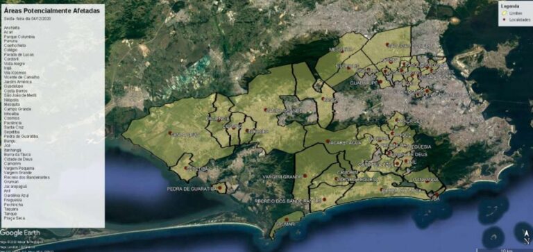 CEDAE mapa quarto dia