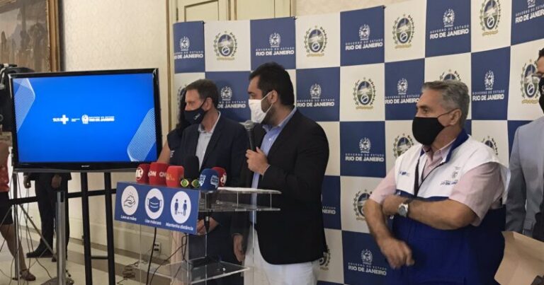 Claudio Castro e Marcelo Crivela - Foto Divulgação Twitter Gov BR