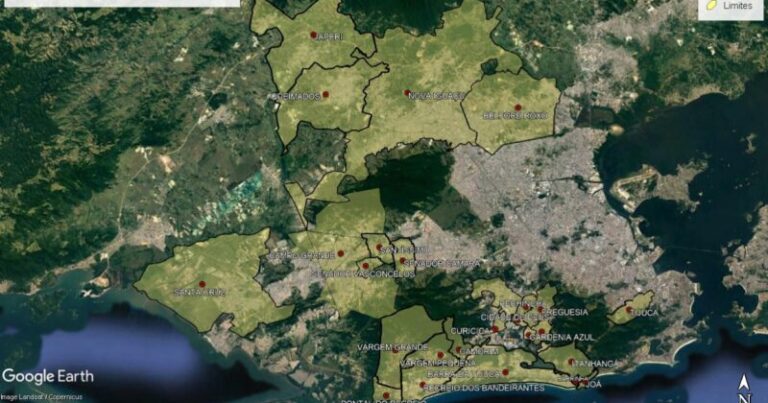 Mapa CEDAE