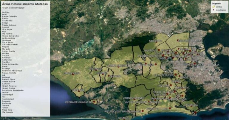 Mapa CEDAE 08 DE Dezembro