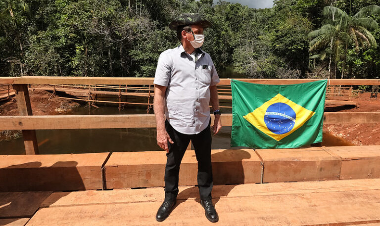 Ato alusivo à inauguração da ponte Rodrigo e Cibele em São Gabriel da Cachoeira - AM - - Foto Isac Nóbrega PR