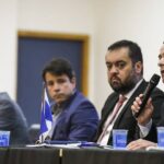 O Governador Cláudio Castro anuncia a reforma de 25 delegacias e sanção do PL 5610 - Rio de Janeiro - RJ - 28-03-2022