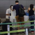 Checkin no aeroporto com despacho de bagagens