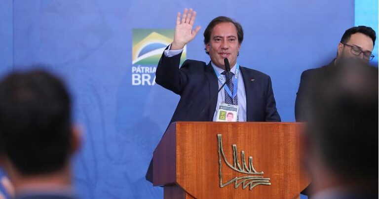 Presidente da Caixa Econômica Federal, Pedro Guimarães - Foto de Marcos Corrêa-PR