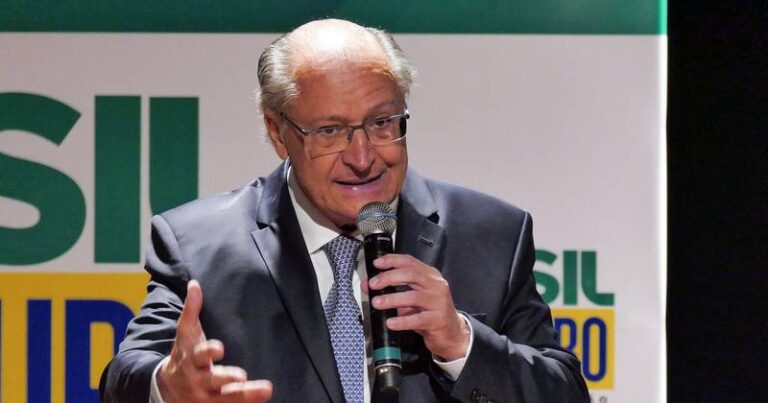 Em pronunciamento, vice-presidente eleito Geraldo Alckmin (PSB) - Foto de Roque de Sá-Agência Senado