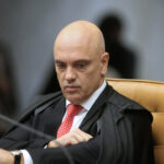 Ministro Alexandre de Moraes na sessão de encerramento do Ano Judiciário de 2022.