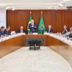 Presidente da República, Luiz Inácio Lula da Silva, durante reunião com Governadores