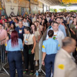 Web Summit Rio 2023 fila na entrada do evento