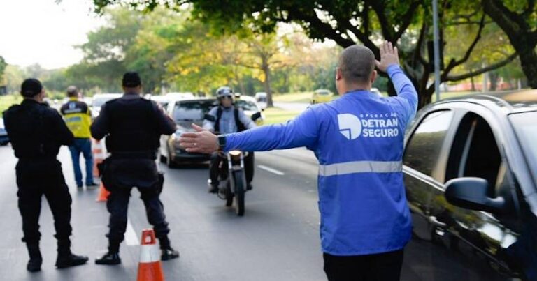 blitz operação Detran Seguro