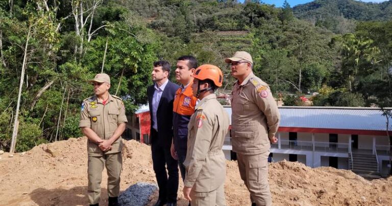 Obras da Nova Academia de Bombeiros em Petrópolis