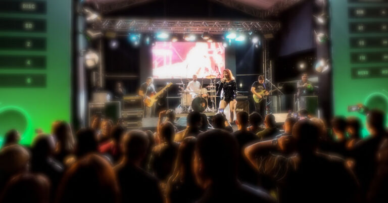 Show de Rock da banda Faixa Etária