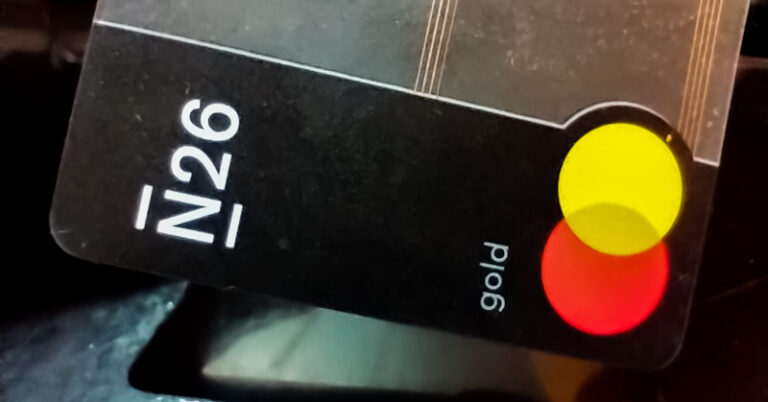 Fincare N26 cartão de crédito MasterCard