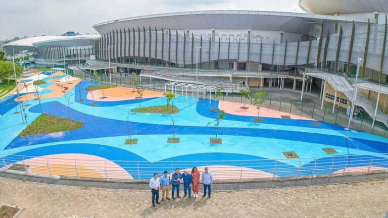 Lula, Paes e ministros no Parque Olímpico