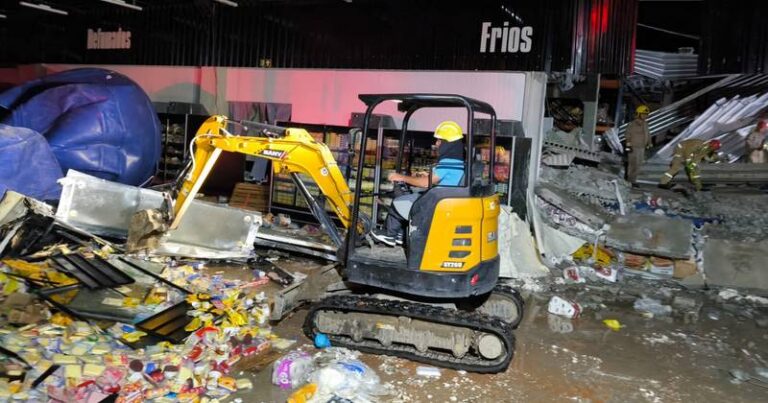 Desabamento de supermercado no Paraná