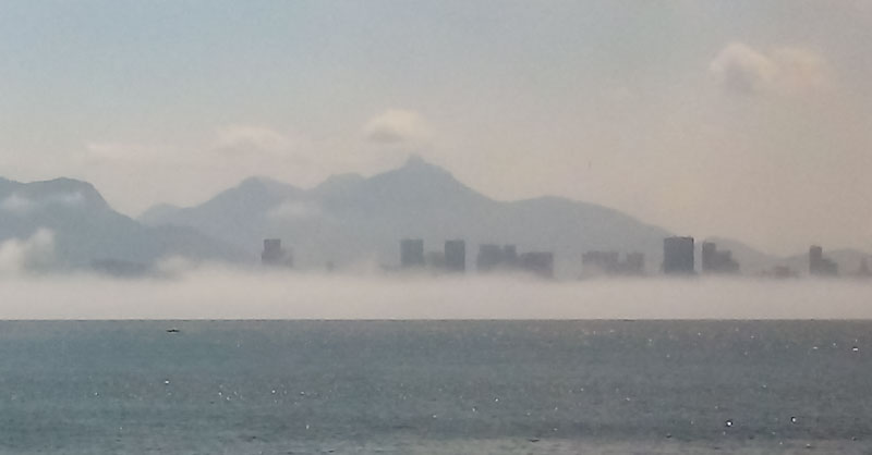Rio de Janeiro clima nublado no Centro