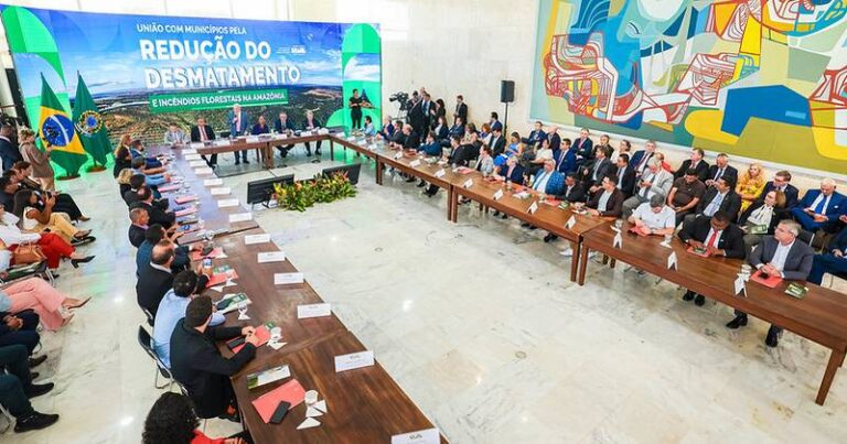 união redução do desmatamento