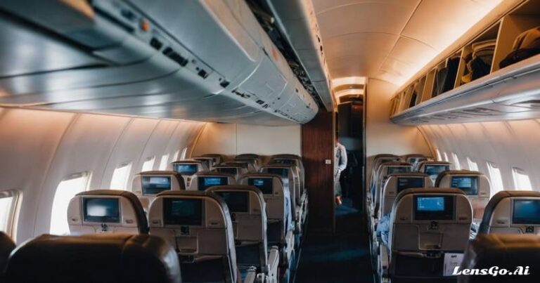 Interior de avião