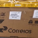 doações para o RS nos Correios