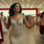 mulher comprando em loja de roupas compras shopping