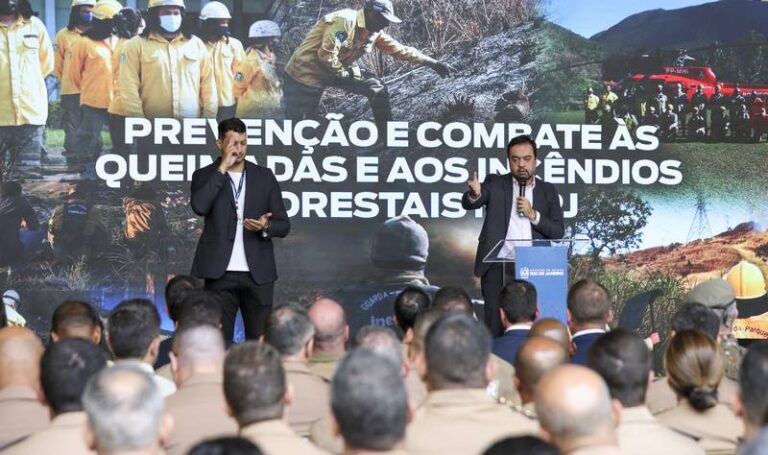 Cláudio Castro - combate a incêndios florestais - aplicativo para monitorar as areas de queimadas