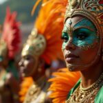 Brazilian carnival carnaval fantasia