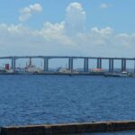 Ponte Rio-Niterói, chegando em Niterói