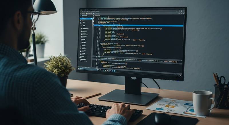 computador programação programando