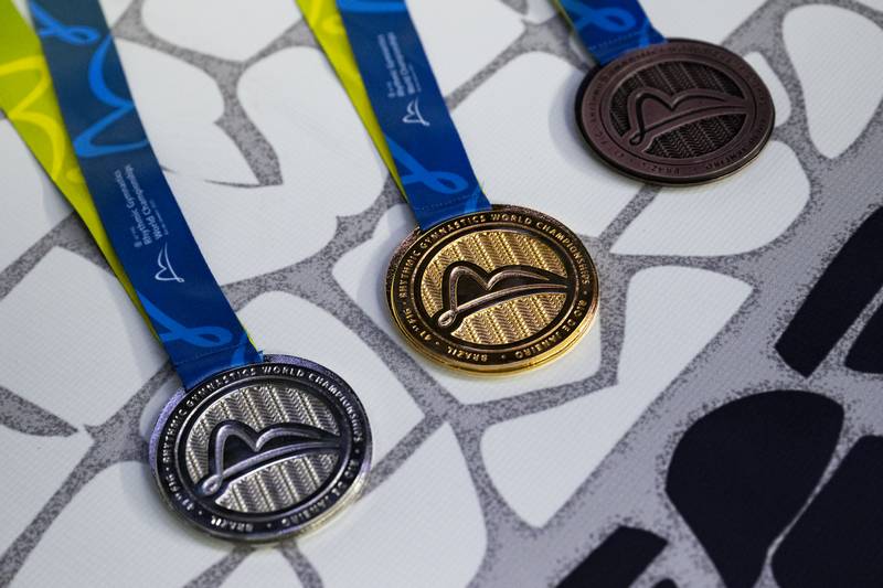 Medalhas Ginástica Rítmica - Foto Ivan Carvalho CBG