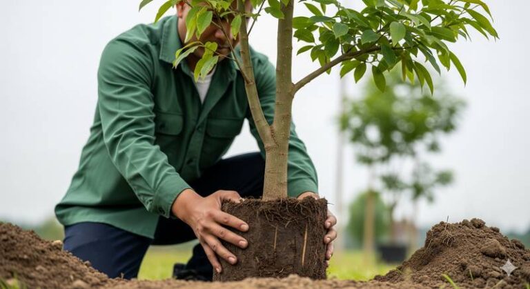 Plantando árvore
