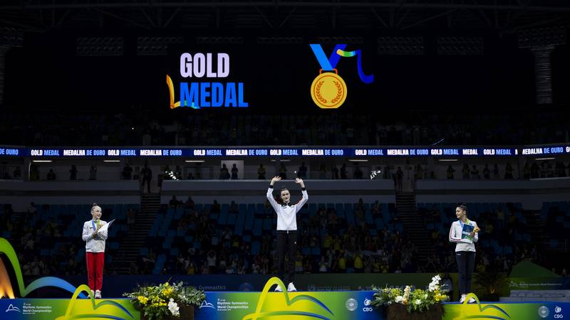 Pódio Ginástica Rítmica Individual