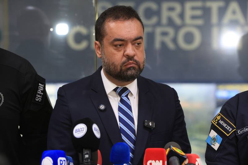 Cláudio Castro após Operação Contenção - Foto de Rafael Wallace