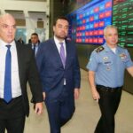 Alexandre de Moras e Cláudio Castro no CICC