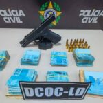 Apreensão de dinheiro e arma com vereador - Foto Divulgação GOVRJ