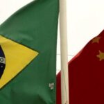 bandeiras do Brasil e da China
