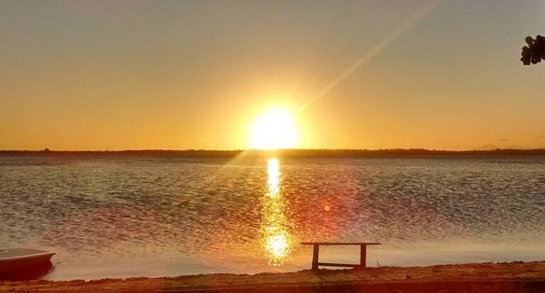 dia de verão - por do sol