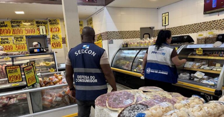 fiscalização supermercado SEDCON e PROCON-RJ defesa do consumidor