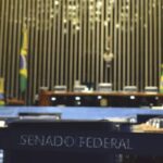 Senado Federal com desfoque